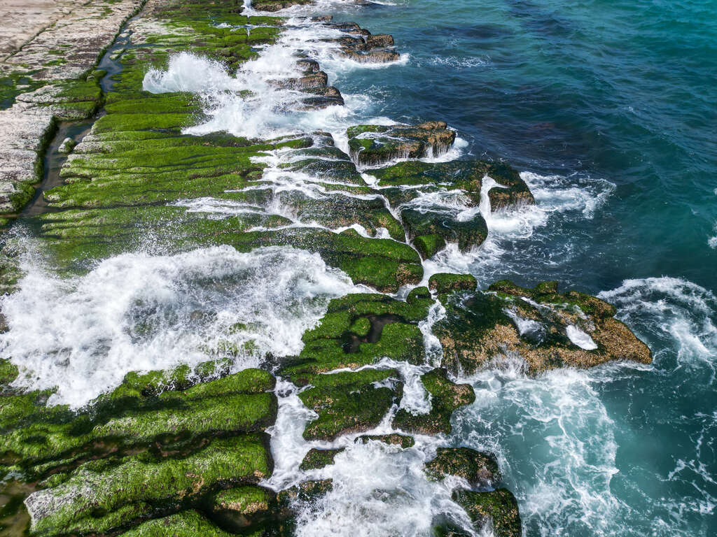 新北★老梅綠石槽抹茶海岸★